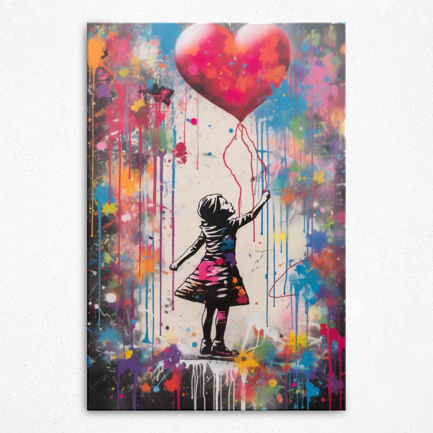 Love's Graffiti Ballet - Canvas