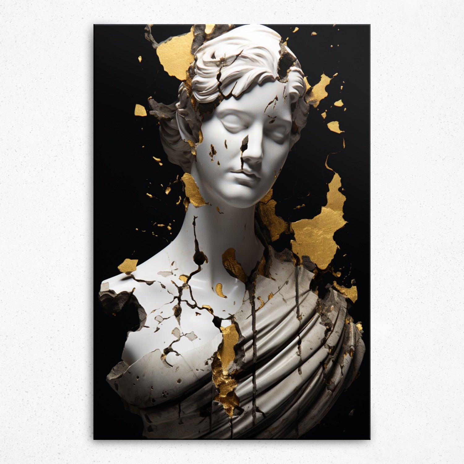 Gilded Fragments of Eternity - Canvas