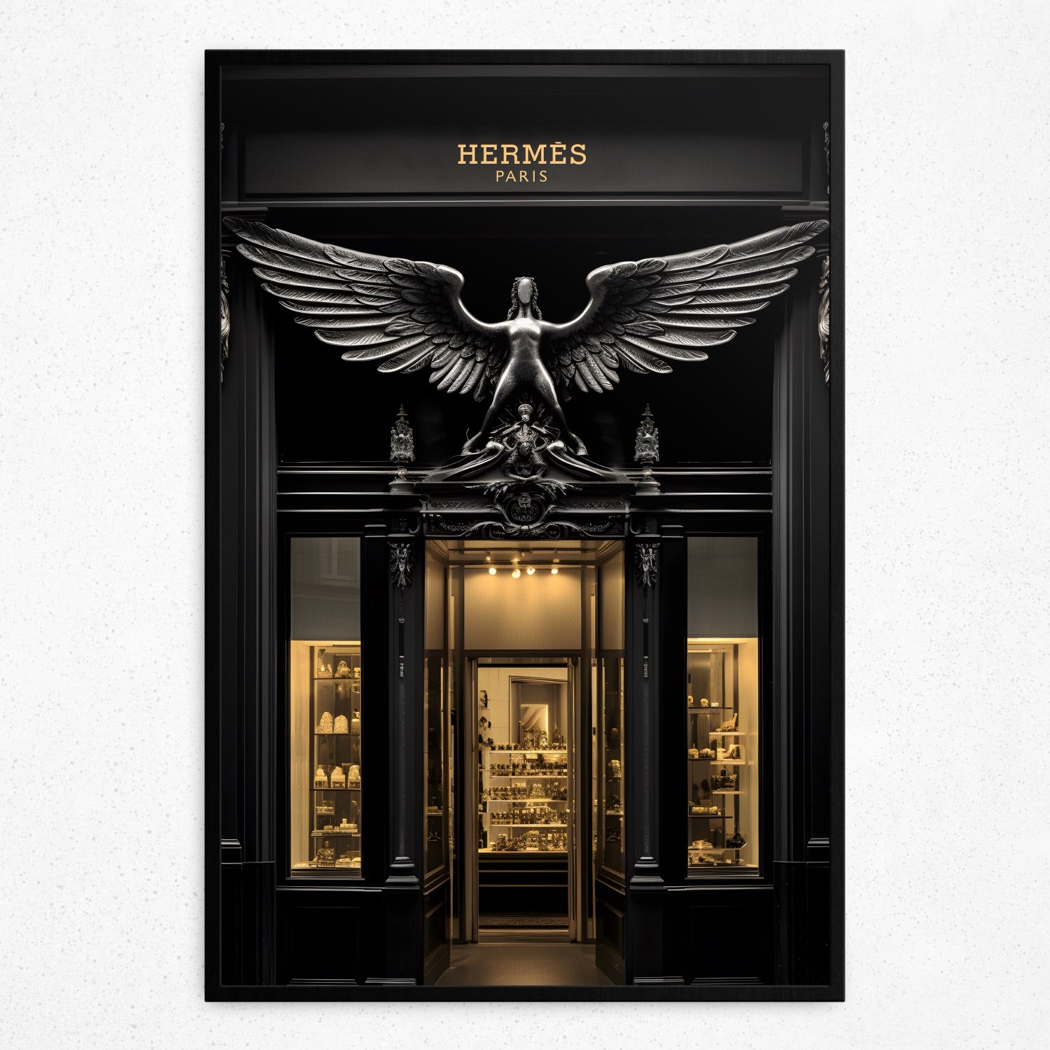 Hermes Paris Illumination - Framed